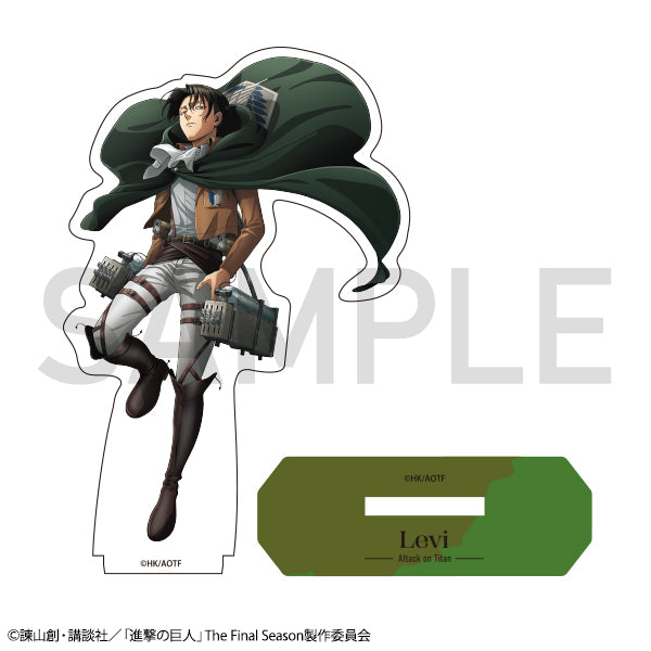 進撃の巨人 描き下ろしアクリルスタンド 【リヴァイ】 – IG Port