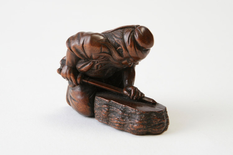 忠利 鐘鬼根付 - 古美術 鐘ヶ江 - Collections -