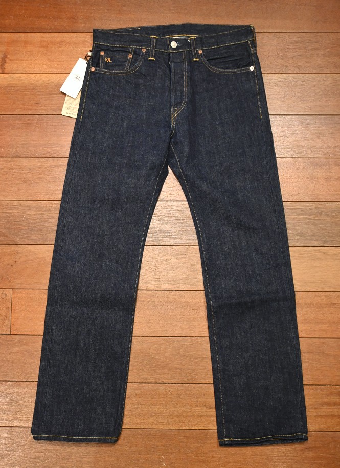 未使用タグ付き RRL ダブルアールエル デニムパンツ STRAIGHT LEG Made