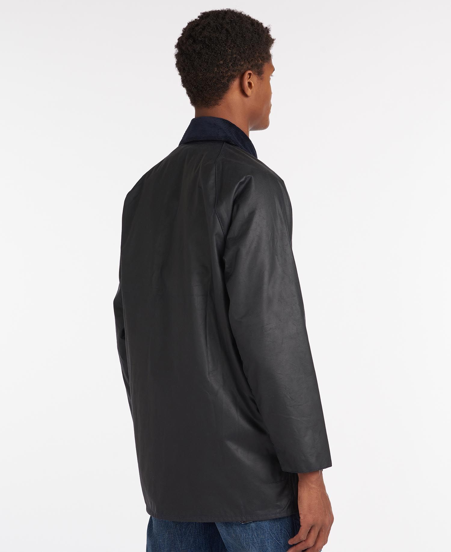 Barbour Beaufort Wax Jacket - Navy – The Lucky Knot Men's