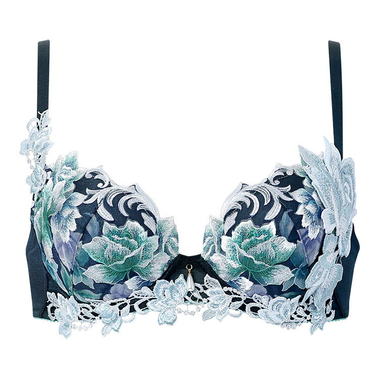 楽天市場】サルート（カラーネイビー）（ブラジャー｜インナー・下着