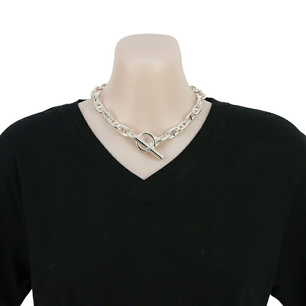 楽天市場】【超美品】 エルメス ネックレス シェーヌダンクル GM 29