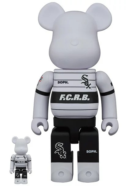 楽天市場】MEDICOM TOY BE@RBRICK F.C.REAL BRISTOL MLB WHITE SOX 100