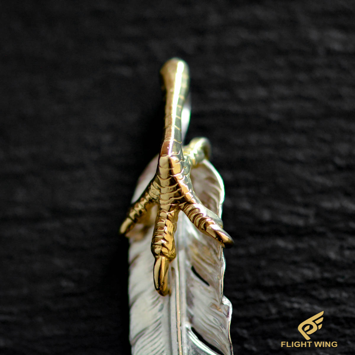 楽天市場】【Goro's ゴローズ】金爪メタル付き特大フェザー(左) 【中古