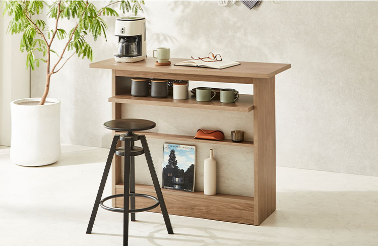 楽天市場】バーカウンター カウンターテーブル T型 幅115cm 高さ93cm