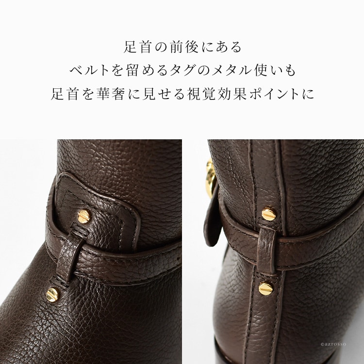 楽天市場】トリーバーチ ロングブーツ 本革 茶 ダーク ブラウン