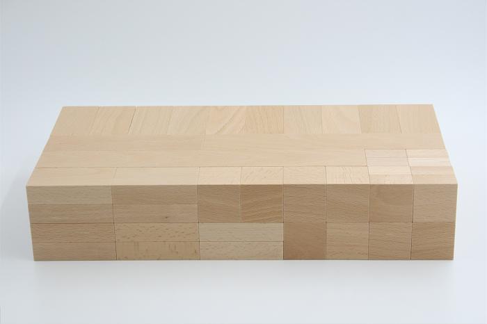 楽天市場】【送料無料】小さな大工さん 積み木セット 40-4 直方体と長