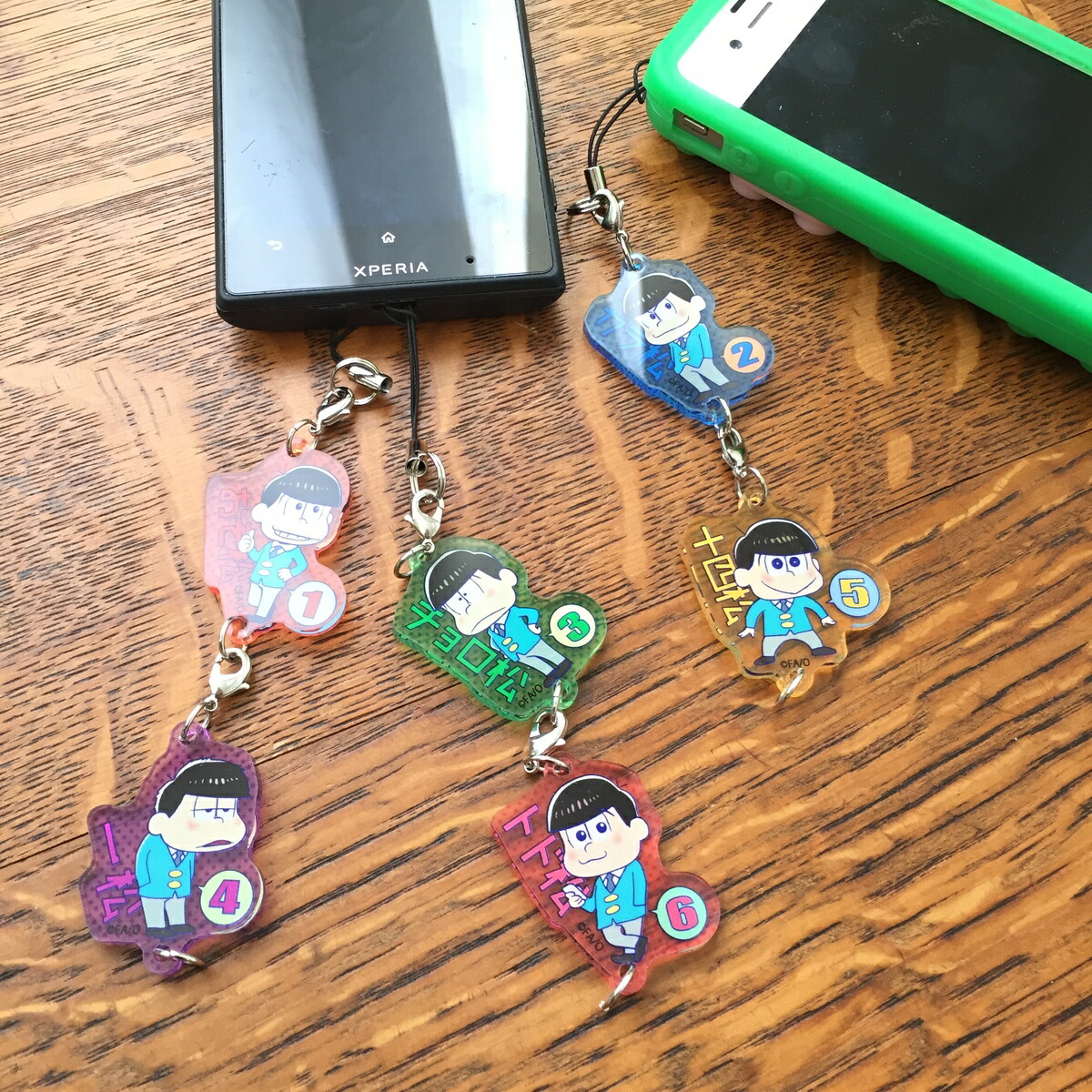 楽天市場】ストラップ おそ松さん グッズ おそまつ カラ松 十四松