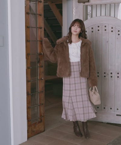 衿付ファーブルゾン: アウター｜ハニーズ公式通販