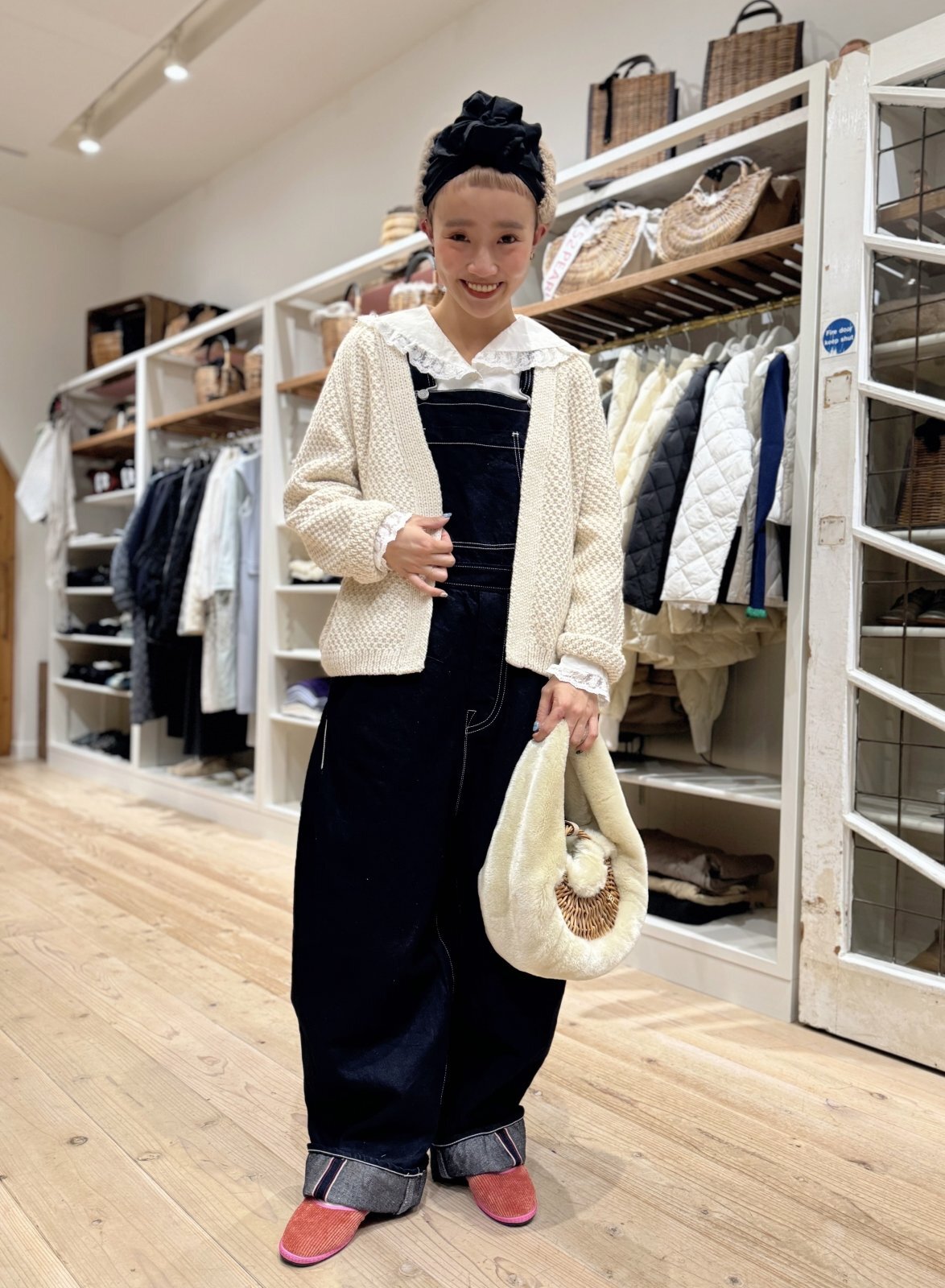 mina perhonen ミナペルホネン always オーバーオール