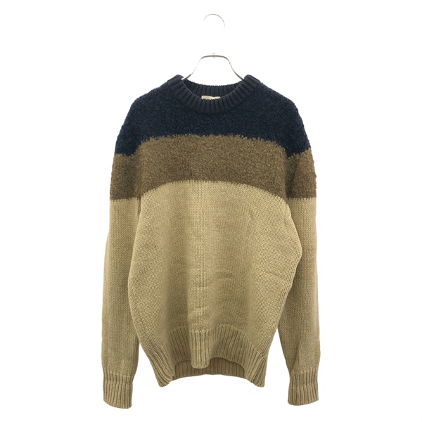 モンクレール(MONCLER)モンクレール ニット ネイビー ベージュ