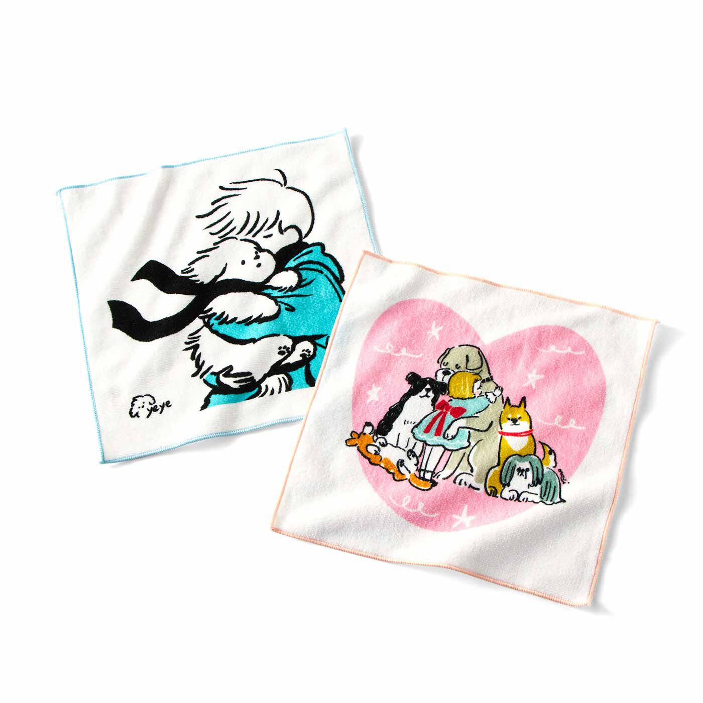 わんわんチャリティーハンカチ〈まつばらつむぎさん〉｜フェリシモの