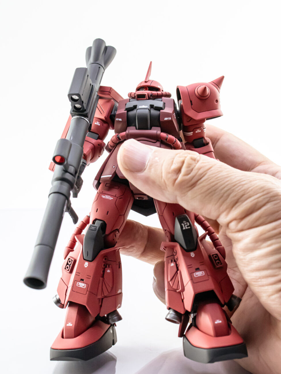 HG 1/144 シャア専用高機動型ザクⅡ（改造・全塗装） - のるすけホビー
