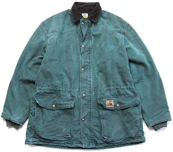 90s carharttカーハート キルティングライナー サンドストーン ダック