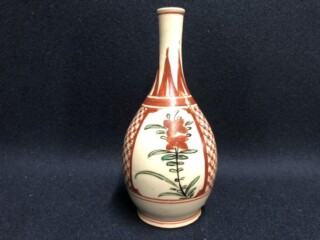 島岡達三 作 『象嵌赤絵 草花文皿』 買取価格相場｜骨董品買取 緑和堂