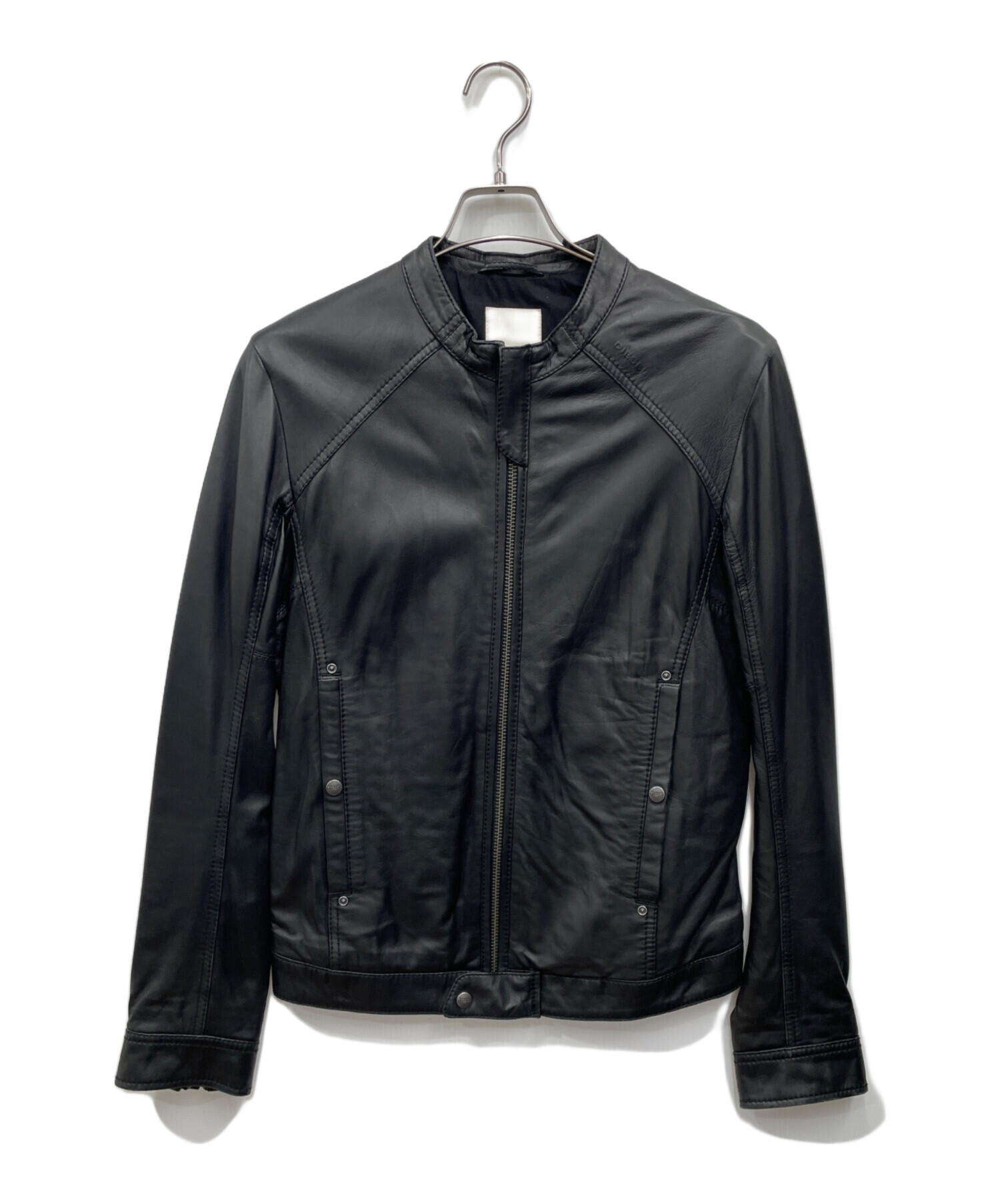 中古・古着通販】DIESEL (ディーゼル) ラムレザーシングルライダース