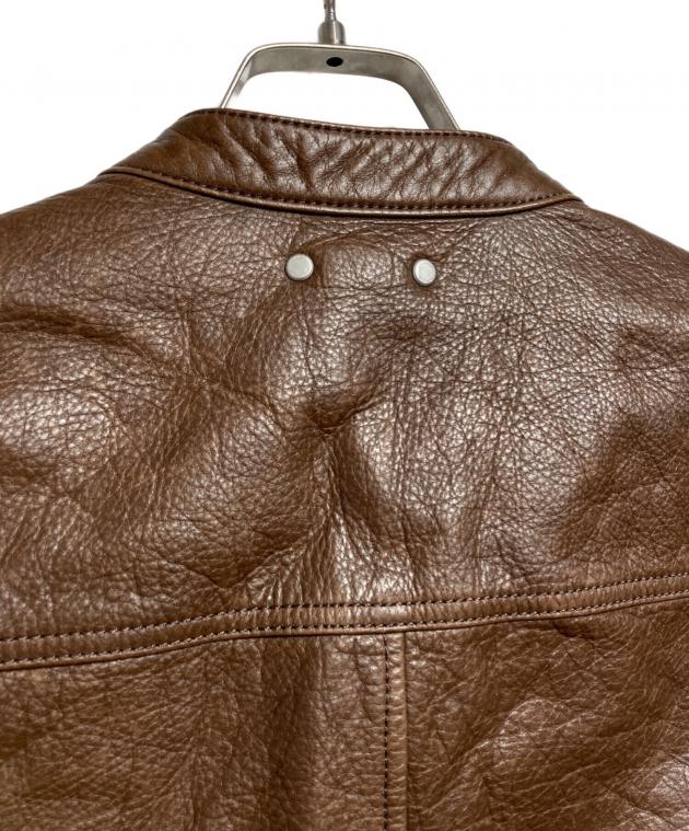 中古・古着通販】COACH (コーチ) レザーシングルライダースジャケット