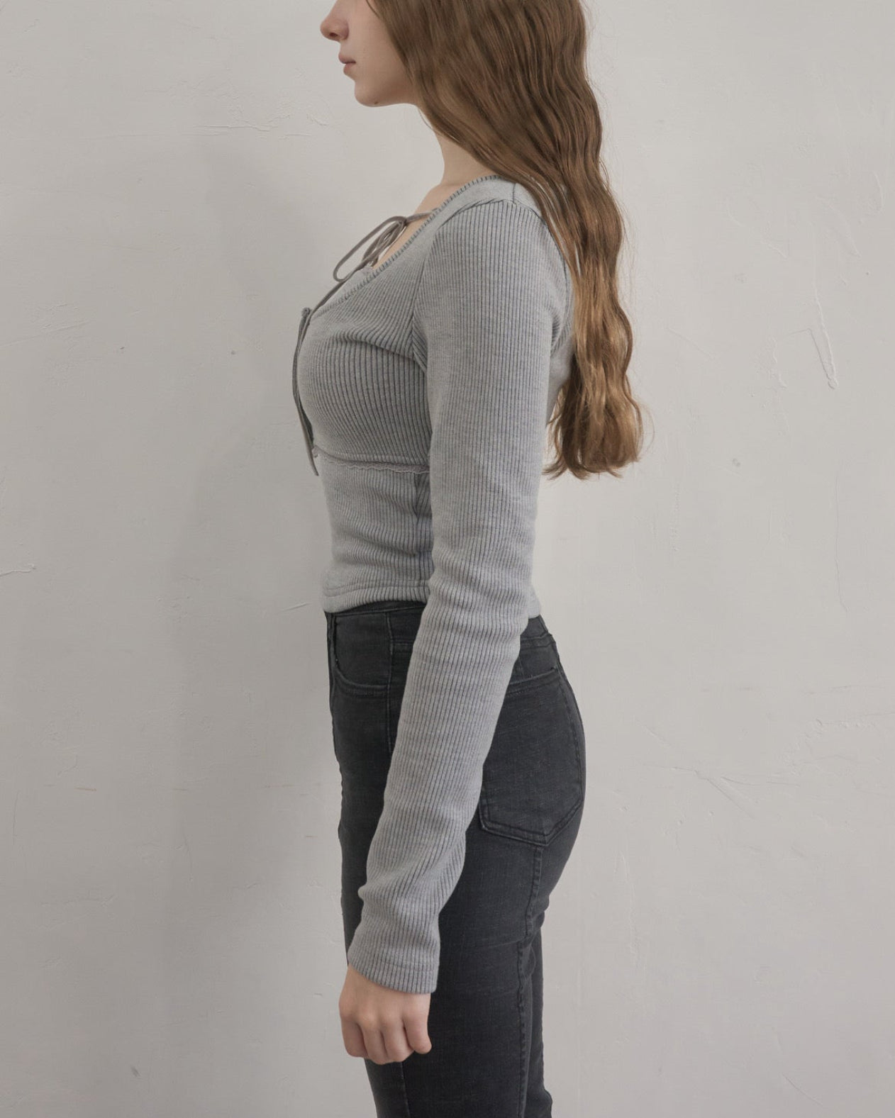 Rib ensemble button tops – YILON