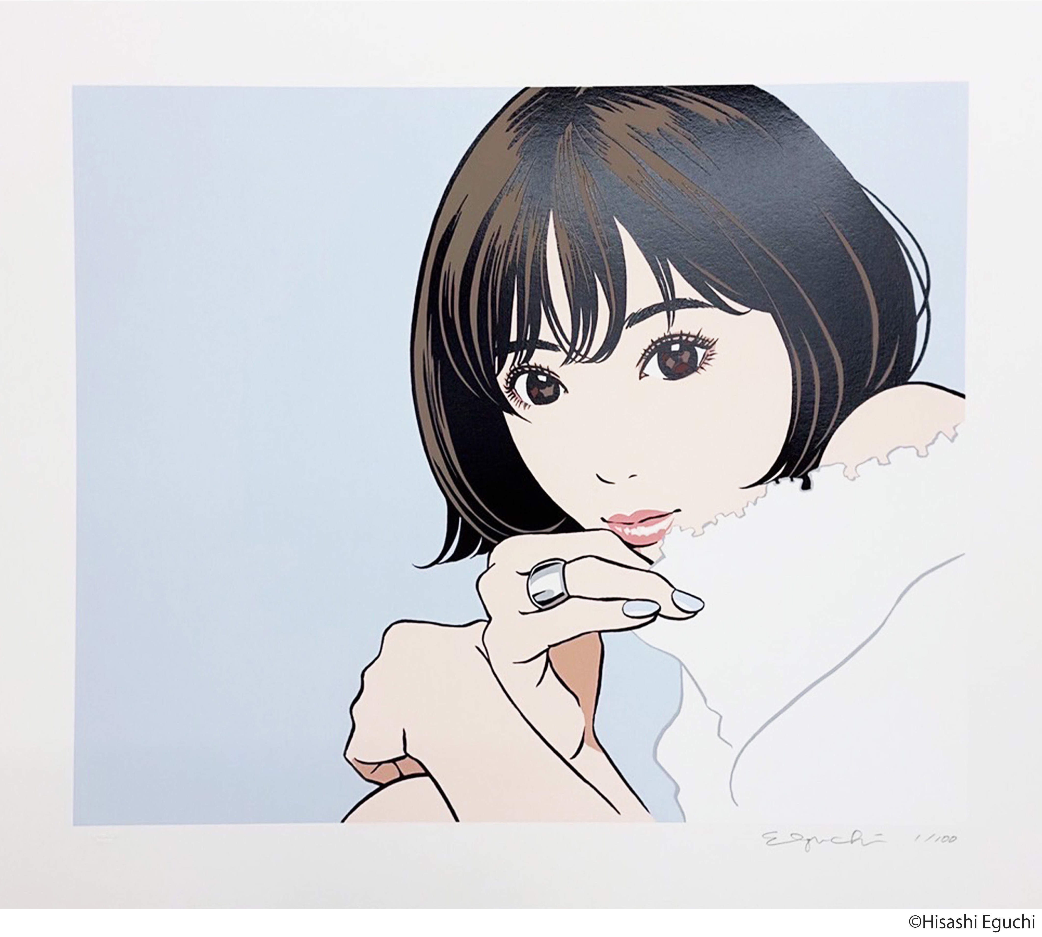 2月4日(土) 12時よりWEBショップにて、江口寿史エディションサイン入り