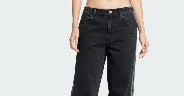 アディダス アディカラー デニム スリーストライプス トラックパンツ