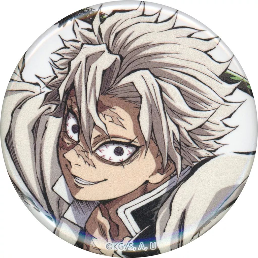 中古】バッジ・ビンズ 不死川実弥(UP) 44mm缶バッジA 「鬼滅の刃