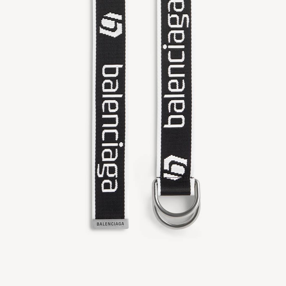 ブラック/ホワイト の メンズ D Ring ベルト | Balenciaga JP