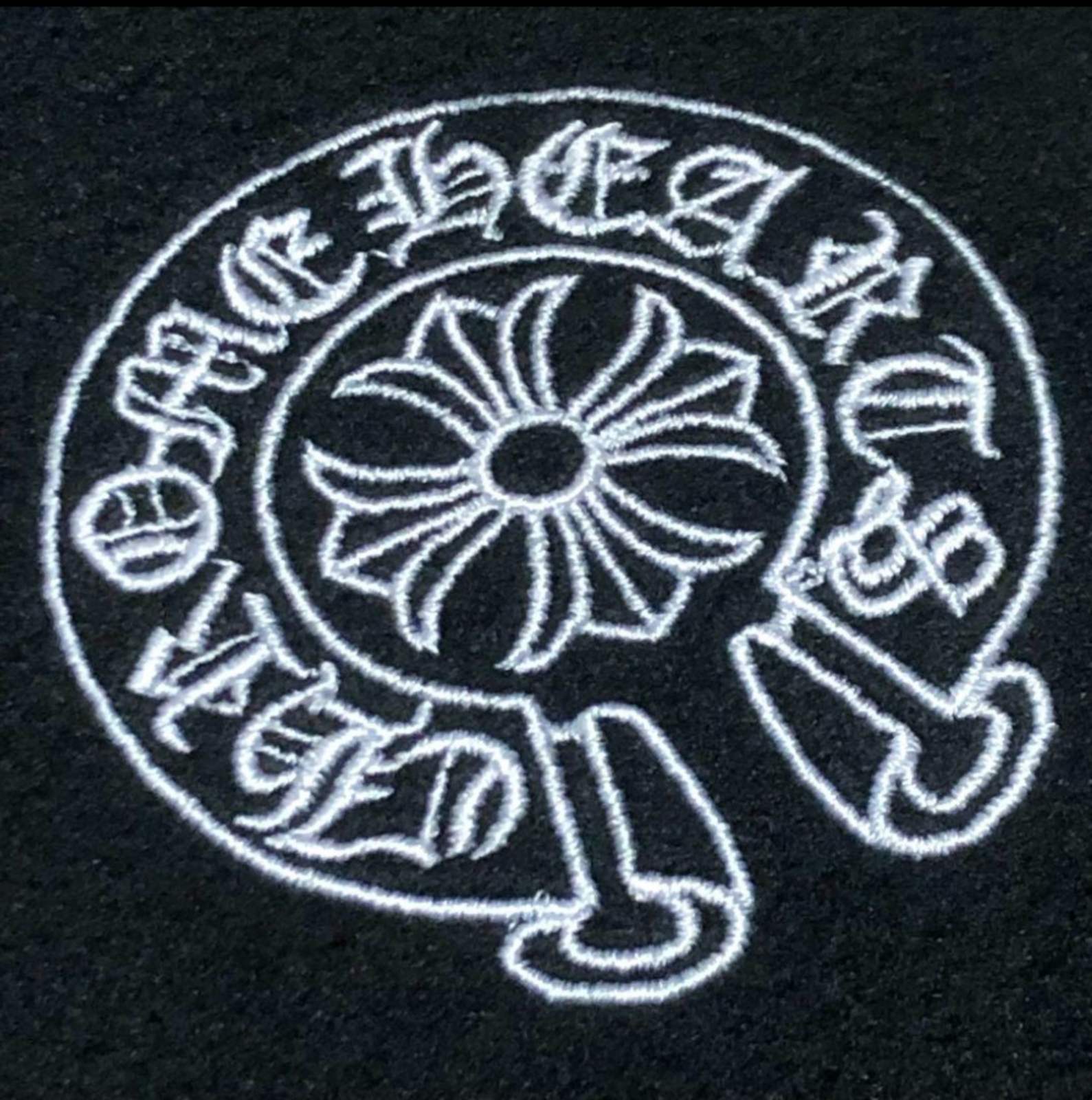 CHROME HEARTS クロムハーツ ハーフジップ フリース 刺繍 タガージップ