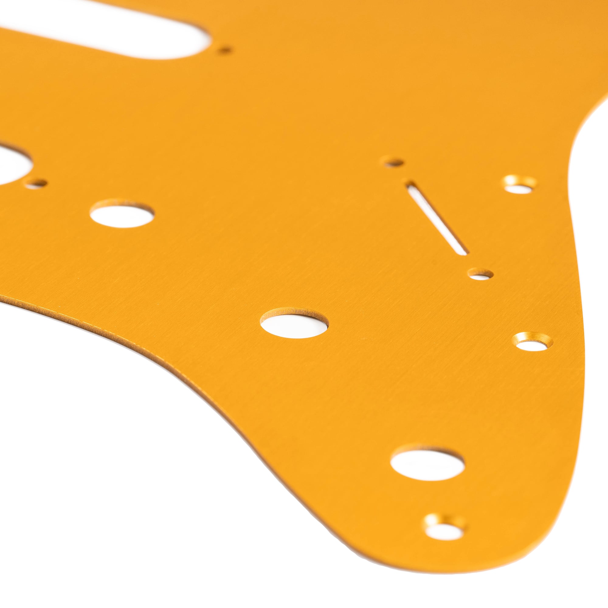 VARIOUS ANODIZED PICK GUARD SERIES - 11 holes ST-type - Rich Gold
