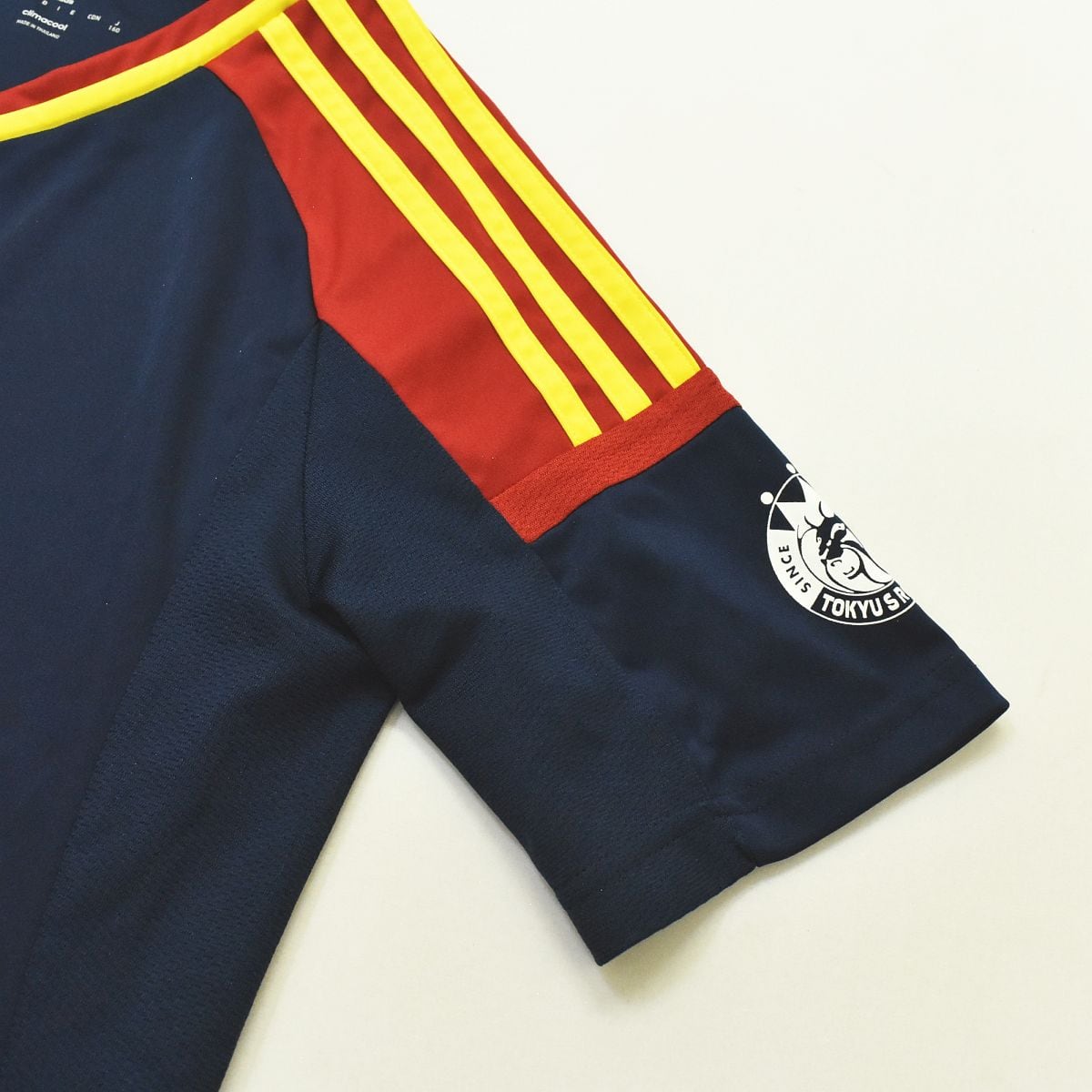 アディダス adidas 東急レイエス ユニフォーム 160 ネイビー x レッド