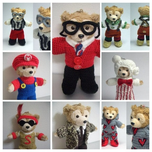 Monz 100% handmade 衣装オーダーメイド （ぬいば14cm用）ダッフィ