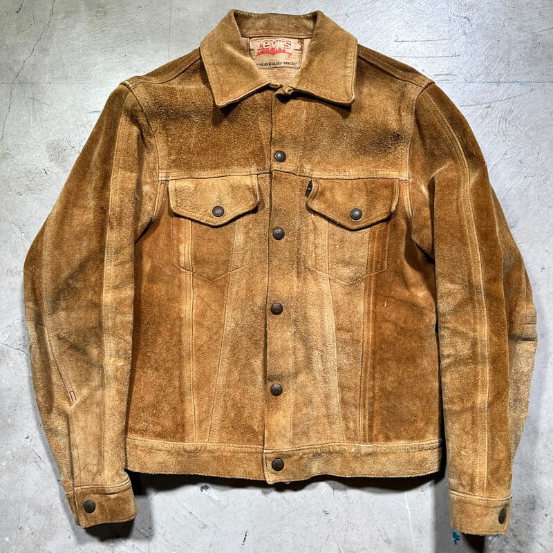 60's 70's Levi's リーバイス 3rd TYPE スエードジャケット Big E 均等