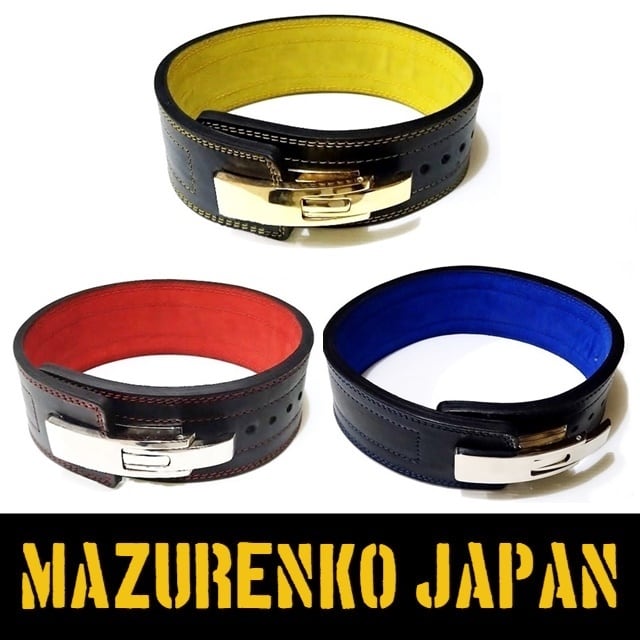 本牛革ERGレバーアクションパワーベルト13mm極厚ハード仕上げ(3カラー