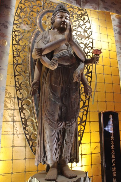 古仏探訪～大阪高槻市・廣智寺の多臂観音菩薩立像 【2014．5.23