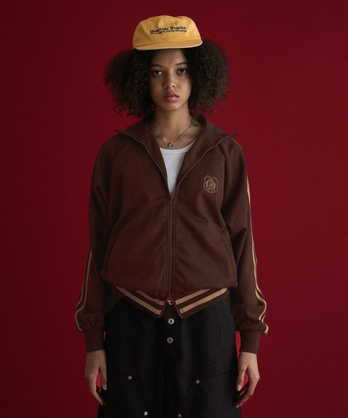 FAKE SUEDE TRACK JACKET/フェイクスエードトラックジャケット