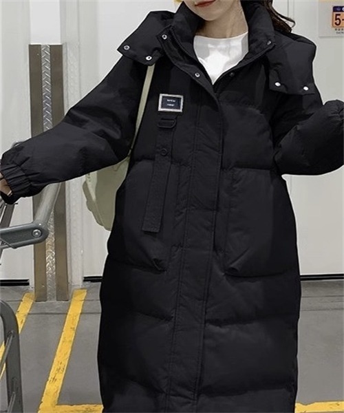 セール】フード付き ロングダウンジャケット（ダウンジャケット/コート