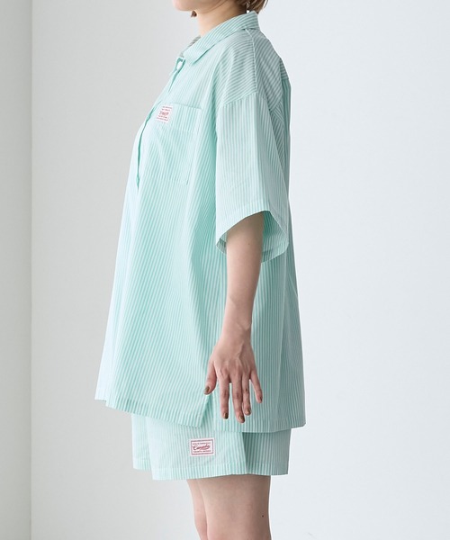 希少】mahf セットアップ 上下 グリーンストライプ XXL 希少】mahf