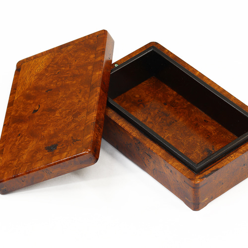 指物うるしにこだわった花梨玉杢小箱(宝箱) その他インテリア雑貨