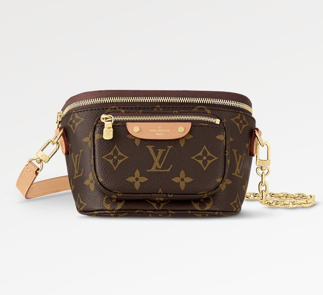 入手困難》LOUIS VUITTON モノグラム ミニ バムバッグ 2WAY (Louis