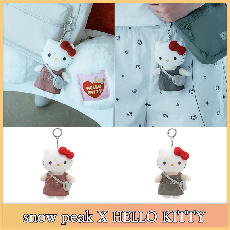 snow peak X hello kitty】☆人気☆ハローキティキーリング (Snow Peak