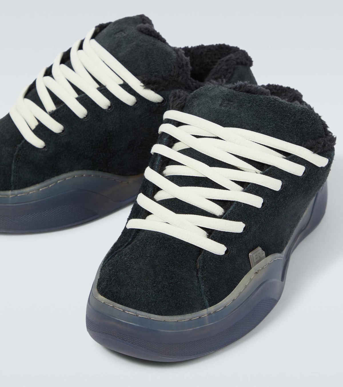 ERL Vamps Skate terry-trimmed suede sneakers ERL
