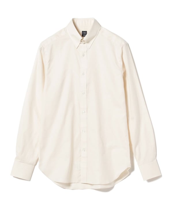 BEAMS F（ビームスF）オックスフォード シャンブレー タブカラーシャツ
