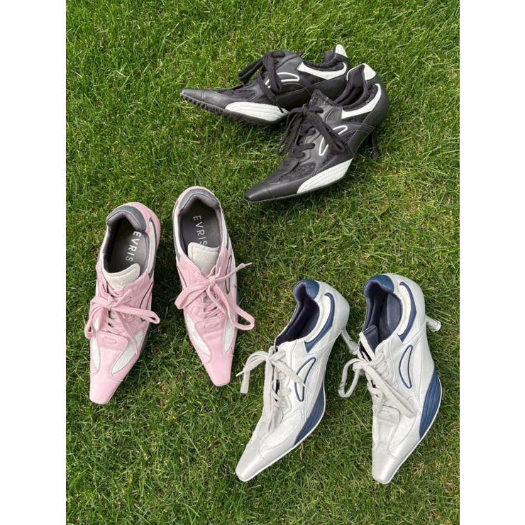 ポインテッドスニーカーヒール[品番：MKSW0068888]｜EVRIS（エブリス