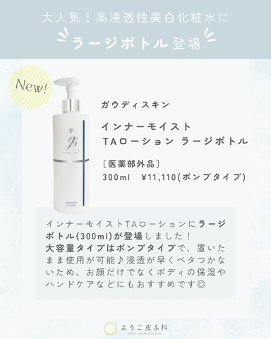 NEW‼『ガウディスキン インナーモイストTAローション ラージボトル