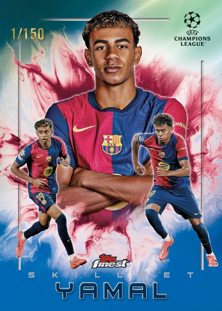 2024-25 Topps Finest UEFA Club Competitions Hobby Box