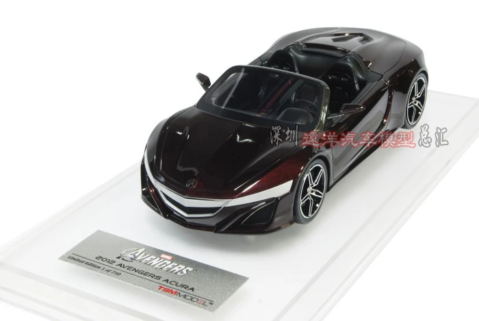 1/18 TSM Acura NSX Roadster Marvel Avengers Resin Car Model