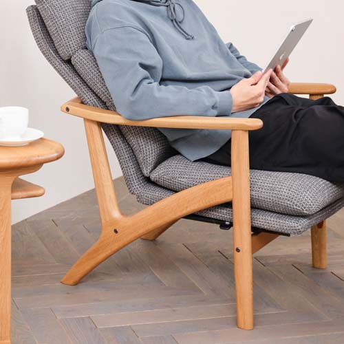 各地の名工房 Hamamoto kogei 浜本工芸 No.8000 リクライニングチェア