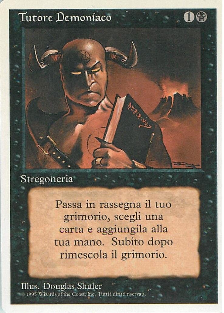 悪魔の教示者/Demonic Tutor》[2ED] 黒U | 日本最大級 MTG通販サイト