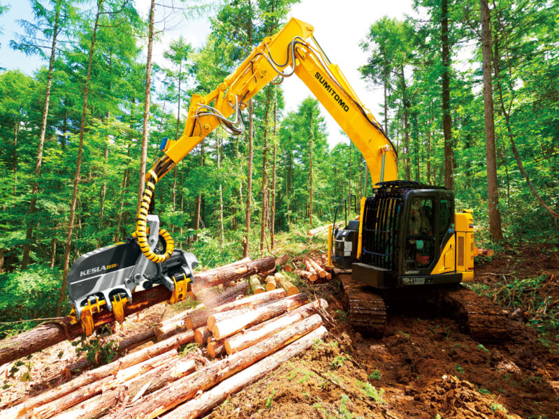 住友建機《ハーベスタ仕様機 SH135X-7》林業機械＆ソリューションLIST
