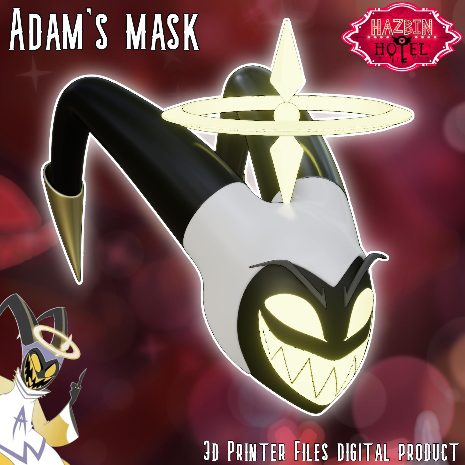 Hazbin hotel adam - Etsy 日本
