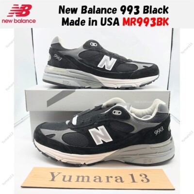 New Balance 993 Black Made in USA MR993BK Men's Size | eBay